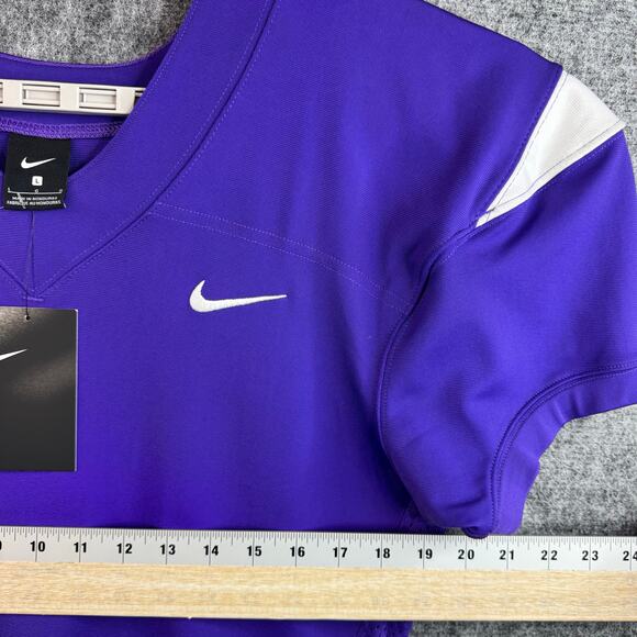 Nike Vapor Pro Football Training Jersey Purple/White 845929-546 Sz Large - Picture 6 of 8